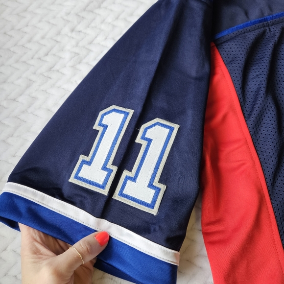 Drew Bledsoe Autographed Buffalo Bills Football Jersey Size XL - Picture 4 of 14